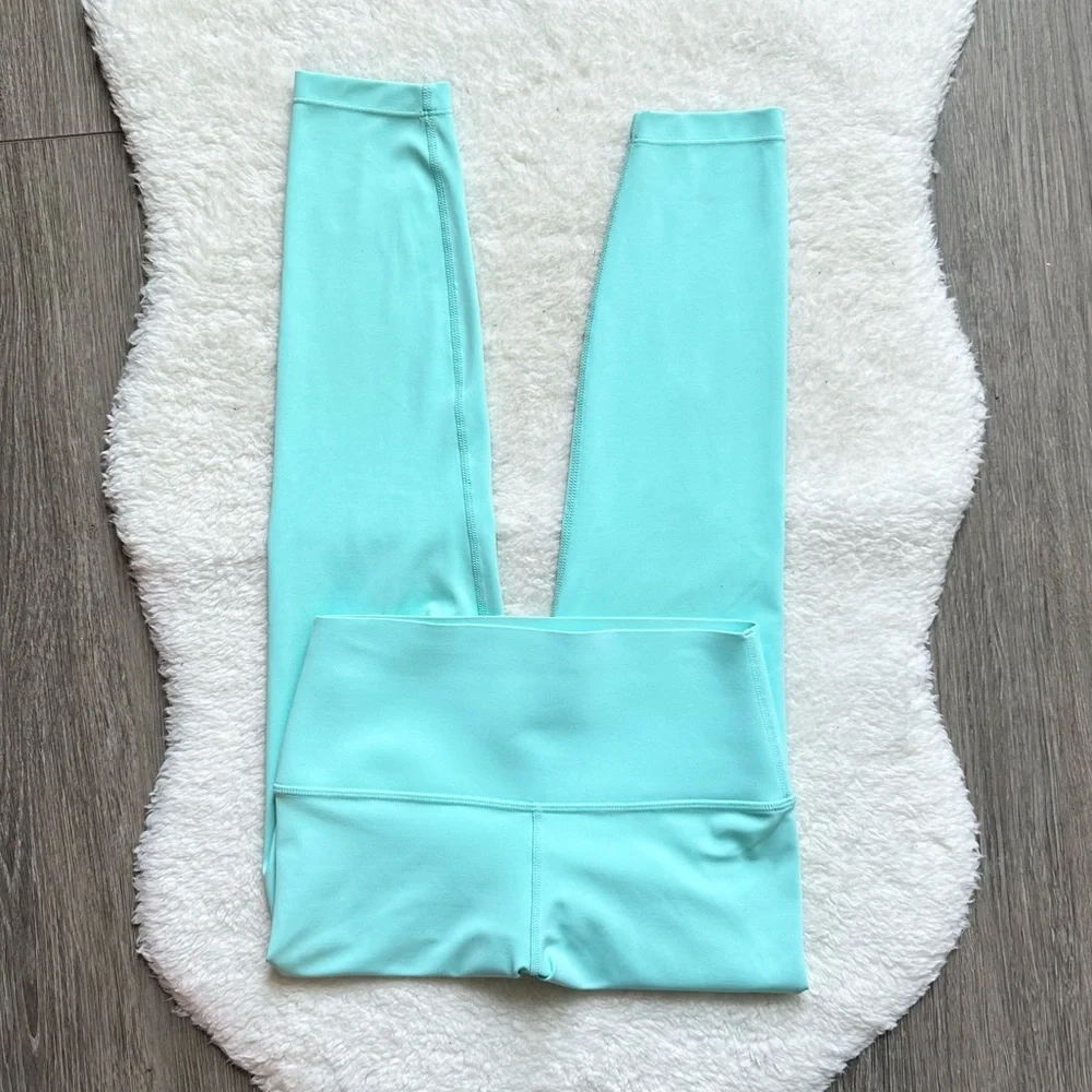 Carbon38 High Waist Mint Green Athletic Leggings